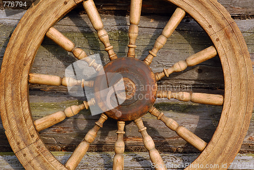 Image of Closeup Spinning Wheel