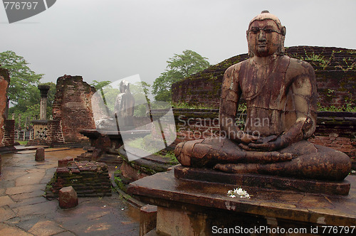 Image of Seated Buddhas Of Polonnaruwa
