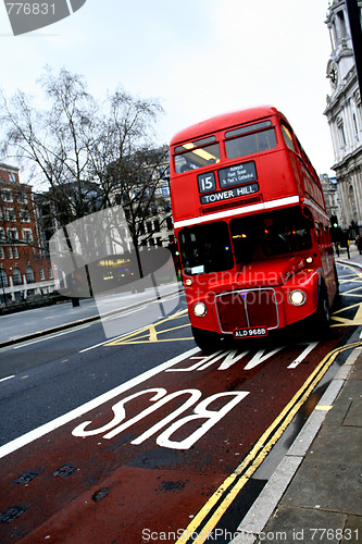 Image of English bus