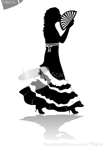 Image of Girl in Dress