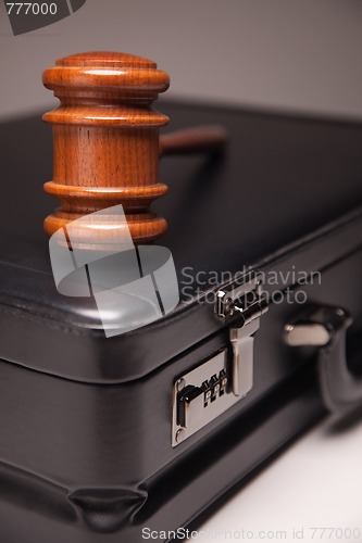 Image of Gavel and Black Briefcase