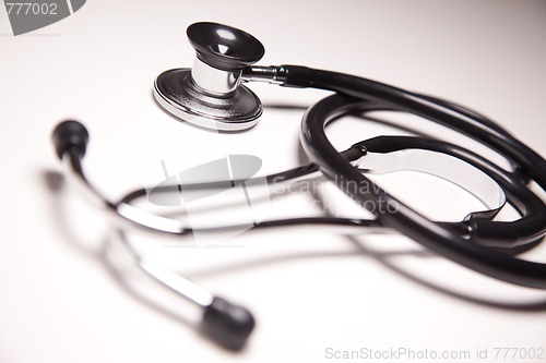 Image of Stethoscope on Gradated Background