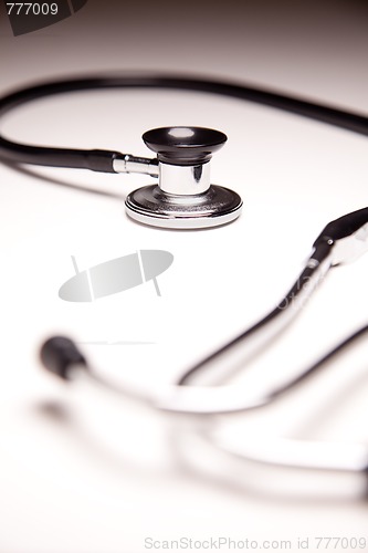 Image of Stethoscope on Gradated Background