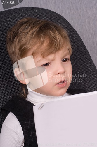 Image of Boy reading