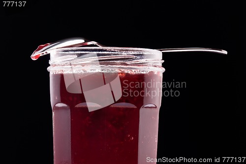 Image of jam and tea spoon