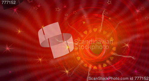 Image of abstract heart background