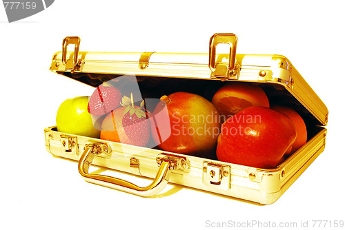 Image of Fruits In Suitcase