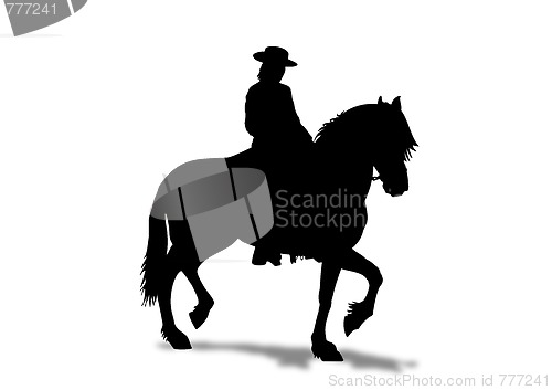 Image of Spanish Rider Silhouette