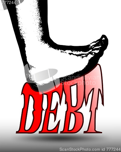 Image of Stamping on Debt