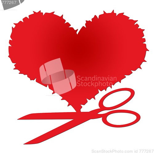 Image of Heart and Scissors