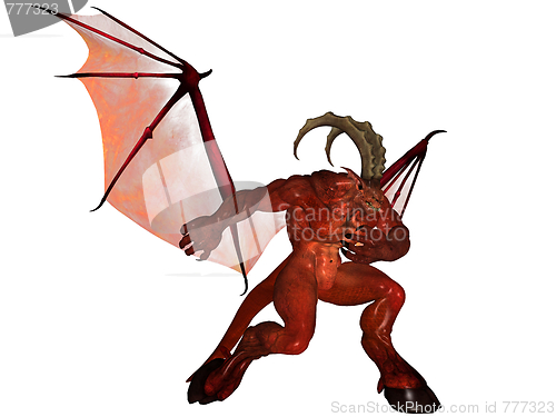 Image of 3D rendered demon