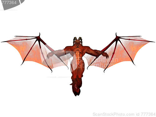 Image of 3D rendered demon