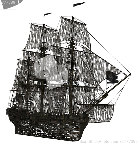 Image of Ghost sailboat