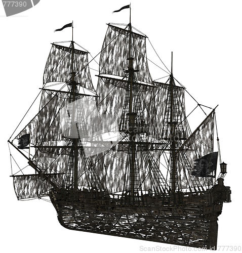 Image of Ghost sailboat