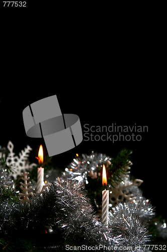 Image of Christmas candles