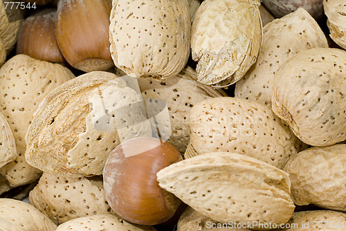 Image of Mixed Nuts Background