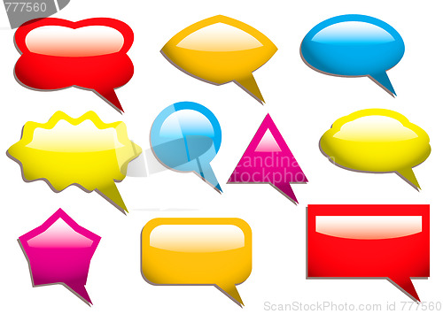 Image of speech bubbles solid