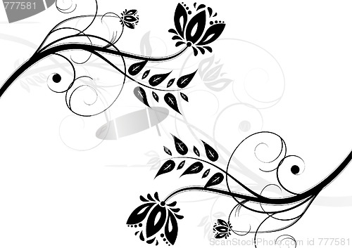 Image of floral background