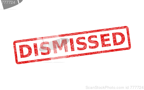 Image of Dismissed Stamp