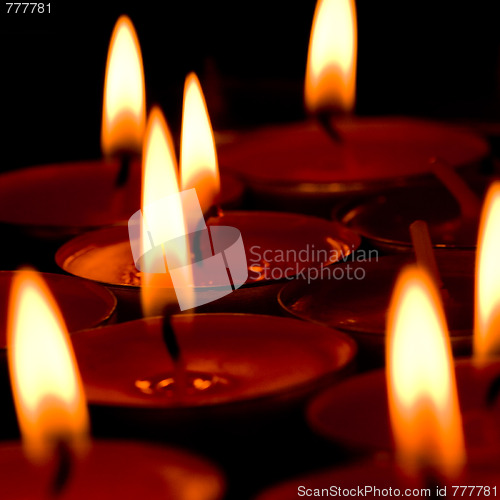 Image of flaming candles