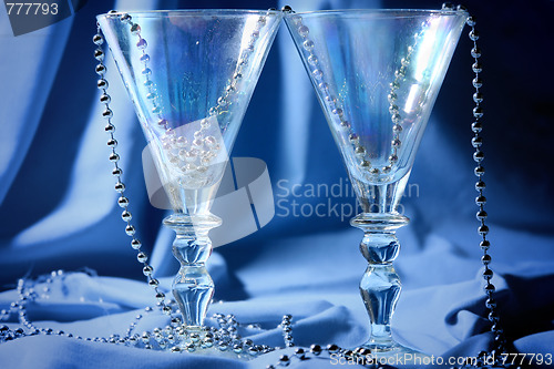 Image of Blue glass