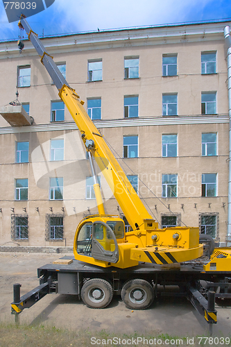 Image of  Heavy mobile crane truck