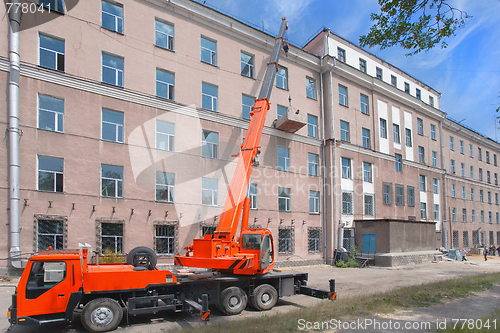 Image of  Heavy mobile crane truck