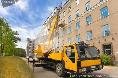 Image of  Heavy mobile crane truck