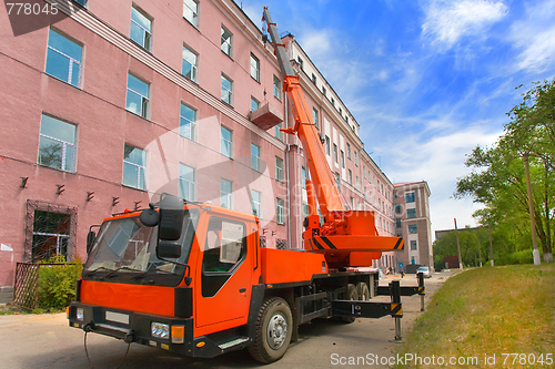 Image of  Heavy mobile crane truck