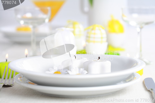 Image of Easter table setting