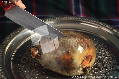 Image of Cutting the haggis