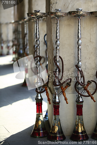 Image of Shisha pipes as Souq Waqif