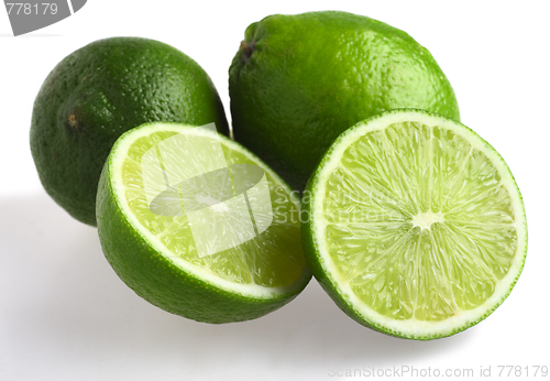 Image of Limes with shadow