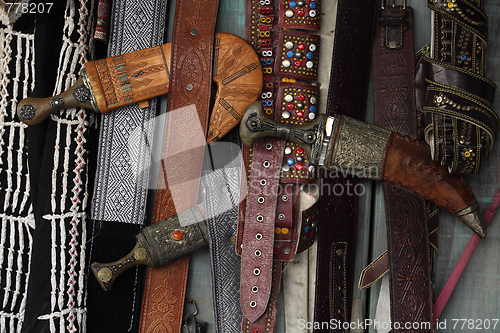 Image of Daggers and belts