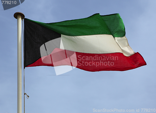 Image of Kuwaiti national flag