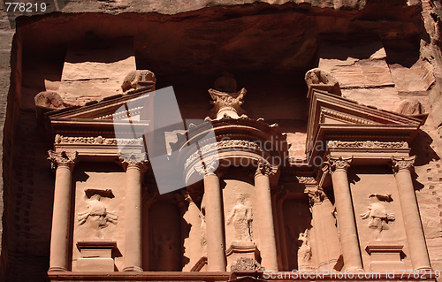 Image of Detail from Petra's Treasury