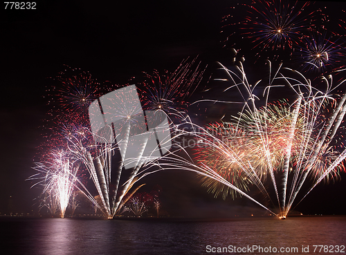 Image of Festive fireworks