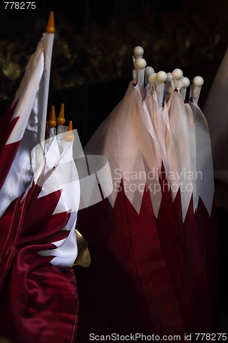 Image of Qatari flags on sale