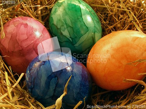 Image of easter eggs