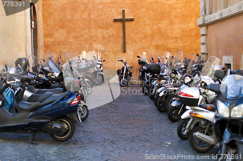 Image of motorcycle is dangerous transport