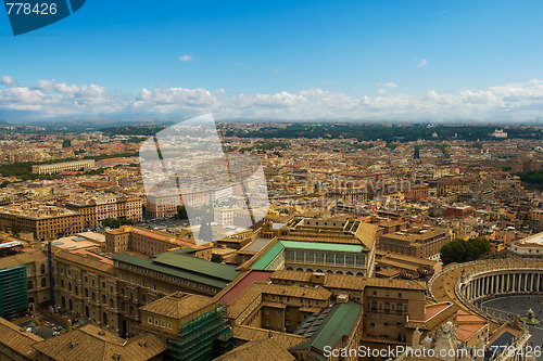 Image of Cityscape of Rome downtown