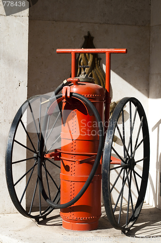 Image of Old fire extinguisher