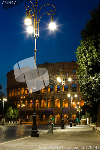 Image of Colosseum and lantern