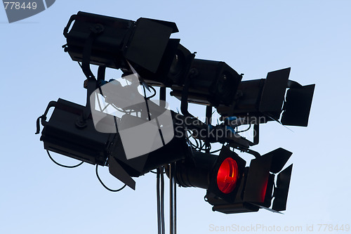 Image of spot stage lights 