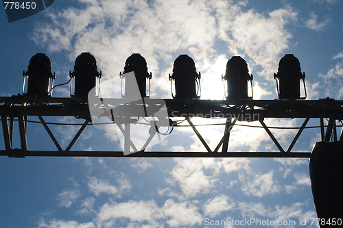 Image of Ready for entertament - stage lights