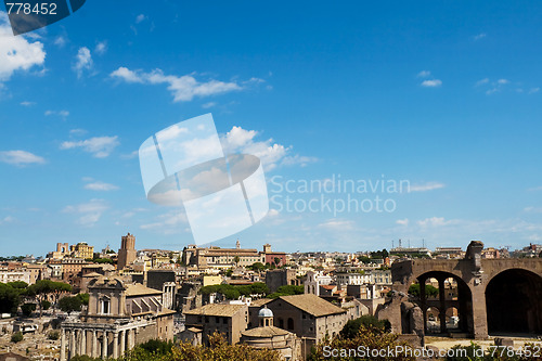 Image of Roman forum panorama