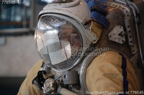 Image of US Astronaut Michael Barratt After Training In The Russian Hydro
