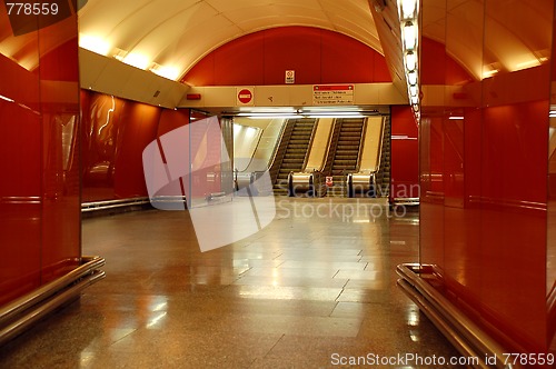 Image of View of Subway Elevators
