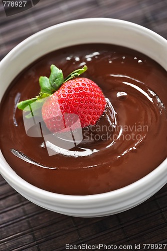 Image of Strawberry dipped in chocolate