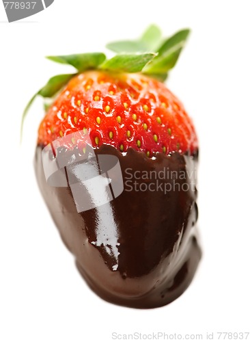 Image of Strawberry dipped in chocolate